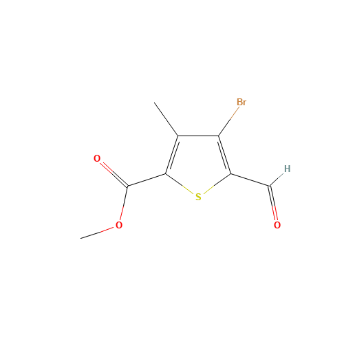 methyl 4-bromo-5-formyl-3-methylthiophene-2-carboxylate (CAS: 648412-54-8) - Related Chemical Product