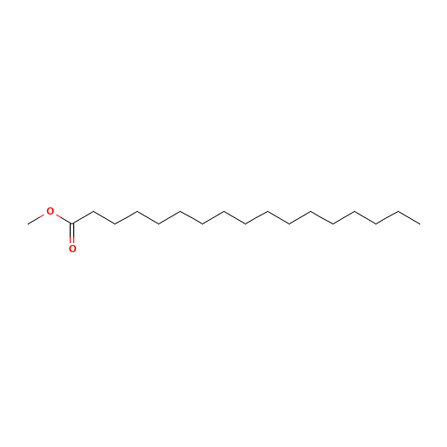 methyl heptadecanoate (CAS: 1731-92-6) - Chemical Structure and Molecular Formula 