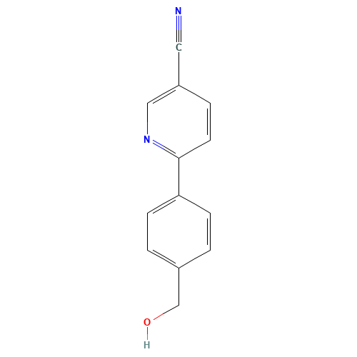 6-[4-(hydroxymethyl)phenyl]pyridine-3-carbonitrile (CAS: 1160430-70-5) - Related Chemical Product