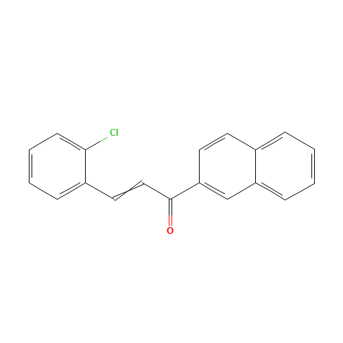 3-(2-chlorophenyl)-1-naphthalen-2-ylprop-2-en-1-one (CAS: 57221-64-4) - Related Chemical Product