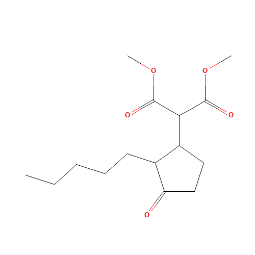 dimethyl 2-(3-oxo-2-pentylcyclopentyl)propanedioate (CAS: 51806-23-6) - Related Chemical Product
