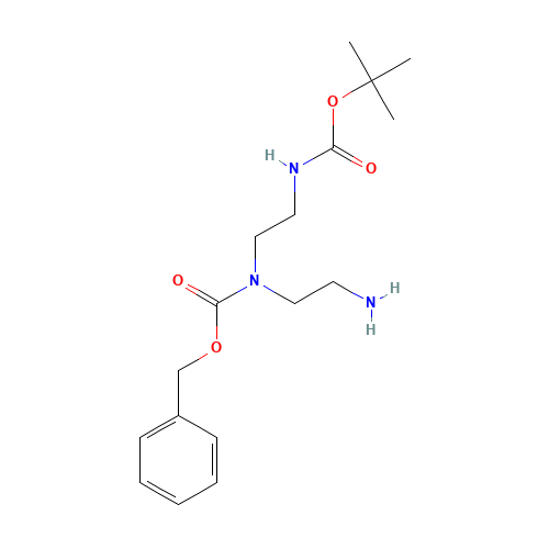 benzyl N-(2-aminoethyl)-N-[2-[(2-methylpropan-2-yl)oxycarbonylamino]ethyl]carbamate (CAS: 1019333-29-9) - Related Chemical Product