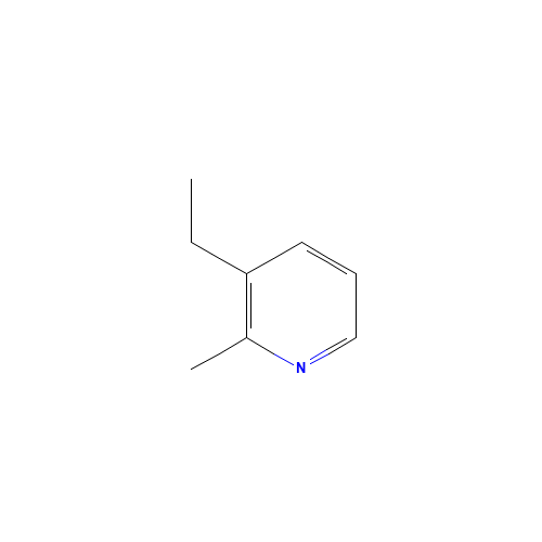 3-ethyl-2-methylpyridine (CAS: 14159-59-2) - Chemical Structure and Molecular Formula 