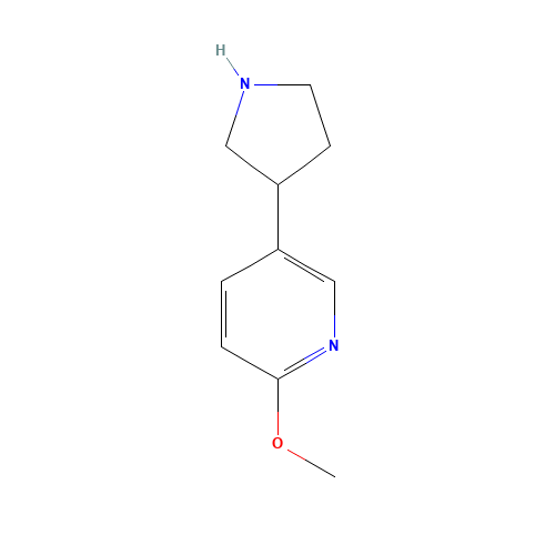 2-methoxy-5-pyrrolidin-3-ylpyridine (CAS: 1008112-12-6) - Related Chemical Product