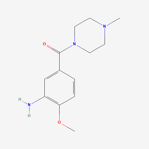 (3-amino-4-methoxyphenyl)-(4-methylpiperazin-1-yl)methanone (CAS: 926200-11-5) - Related Chemical Product