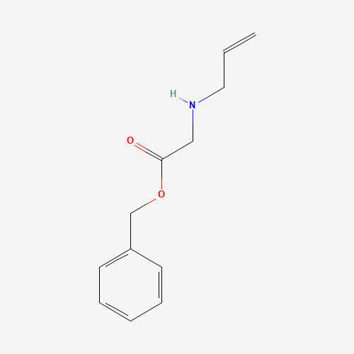 benzyl 2-(prop-2-enylamino)acetate (CAS: 197900-94-0) - Chemical Structure and Molecular Formula 