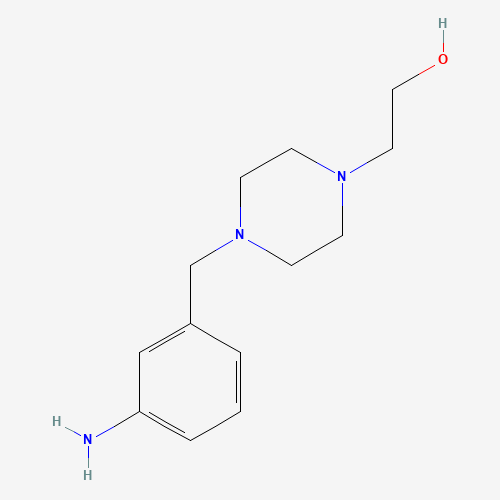 2-[4-[(3-aminophenyl)methyl]piperazin-1-yl]ethanol (CAS: 919021-34-4) - Related Chemical Product