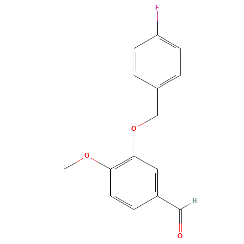 3-[(4-fluorophenyl)methoxy]-4-methoxybenzaldehyde (CAS: 351066-28-9) - Related Chemical Product