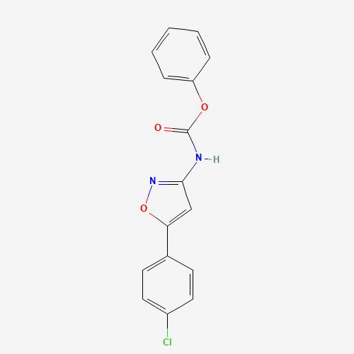 phenyl N-[5-(4-chlorophenyl)-1,2-oxazol-3-yl]carbamate (CAS: 1432036-87-7) - Related Chemical Product