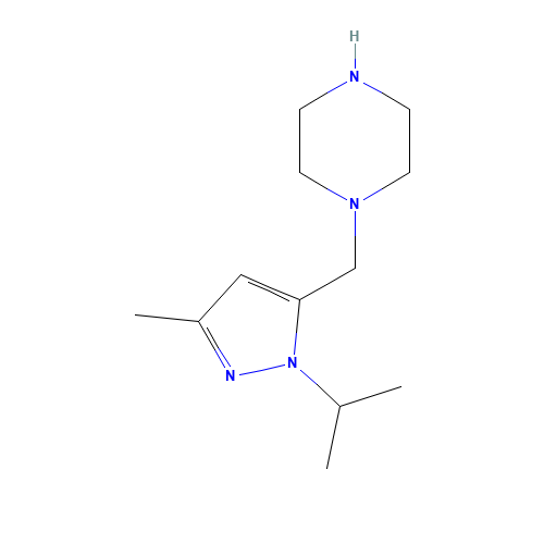 1-[(5-methyl-2-propan-2-ylpyrazol-3-yl)methyl]piperazine (CAS: 1460034-49-4) - Related Chemical Product