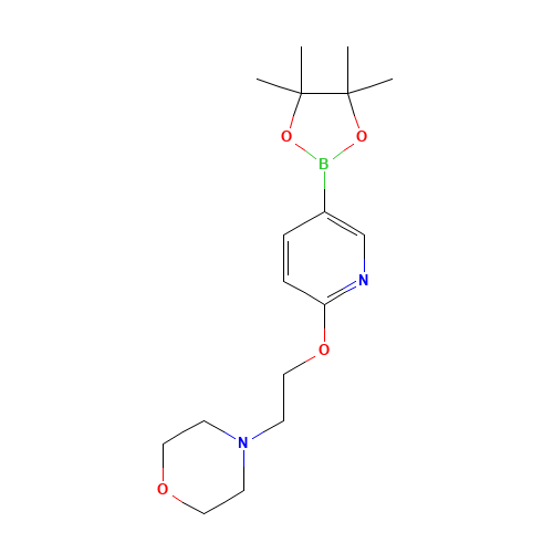 4-[2-[5-(4,4,5,5-tetramethyl-1,3,2-dioxaborolan-2-yl)pyridin-2-yl]oxyethyl]morpholine (CAS: 1254567-78-6) - Related Chemical Product