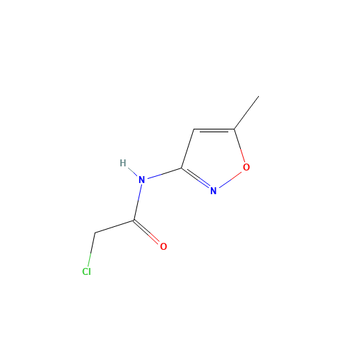 2-chloro-N-(5-methyl-1,2-oxazol-3-yl)acetamide (CAS: 59826-53-8) - Related Chemical Product