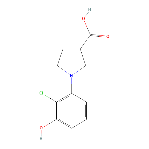 1-(2-chloro-3-hydroxyphenyl)pyrrolidine-3-carboxylic acid (CAS: 925233-24-5) - Related Chemical Product