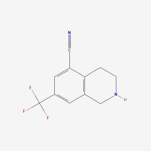 7-(trifluoromethyl)-1,2,3,4-tetrahydroisoquinoline-5-carbonitrile (CAS: 625126-87-6) - Related Chemical Product