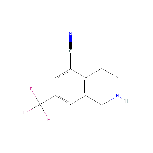 7-(trifluoromethyl)-1,2,3,4-tetrahydroisoquinoline-5-carbonitrile (CAS: 625126-87-6) - Related Chemical Product