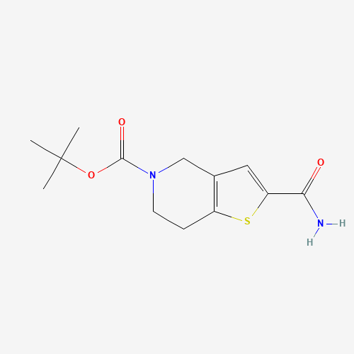 tert-butyl 2-carbamoyl-6,7-dihydro-4H-thieno[3,2-c]pyridine-5-carboxylate (CAS: 230301-61-8) - Related Chemical Product