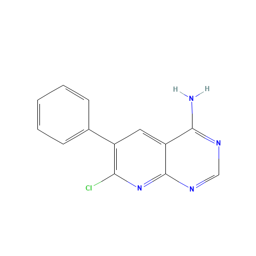 7-chloro-6-phenylpyrido[2,3-d]pyrimidin-4-amine (CAS: 1238325-33-1) - Related Chemical Product