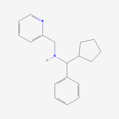 1-cyclopentyl-1-phenyl-N-(pyridin-2-ylmethyl)methanamine (CAS: 1412451-92-3) - Related Chemical Product