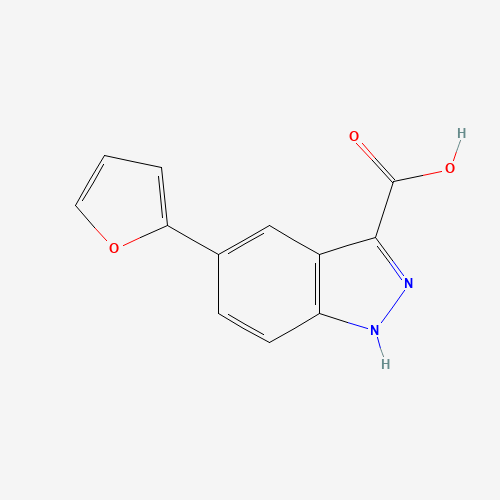 5-(furan-2-yl)-1H-indazole-3-carboxylic acid (CAS: 885272-92-4) - Related Chemical Product