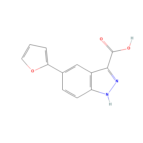 5-(furan-2-yl)-1H-indazole-3-carboxylic acid (CAS: 885272-92-4) - Related Chemical Product