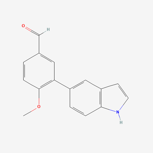 3-(1H-indol-5-yl)-4-methoxybenzaldehyde (CAS: 628711-31-9) - Related Chemical Product