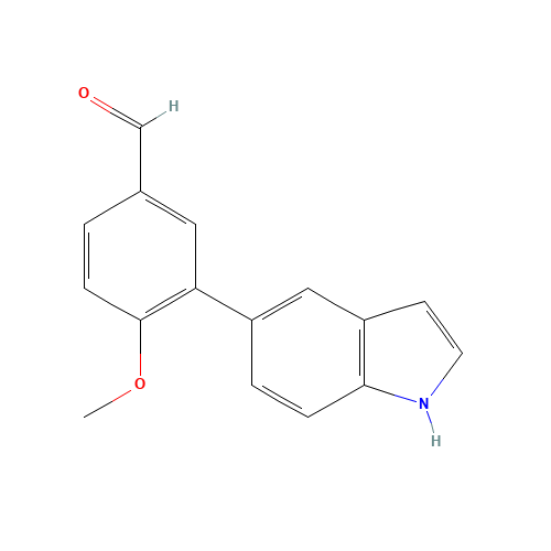 3-(1H-indol-5-yl)-4-methoxybenzaldehyde (CAS: 628711-31-9) - Related Chemical Product