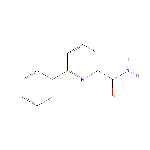 6-phenylpyridine-2-carboxamide (CAS: 856834-05-4) - Chemical Structure and Molecular Formula 