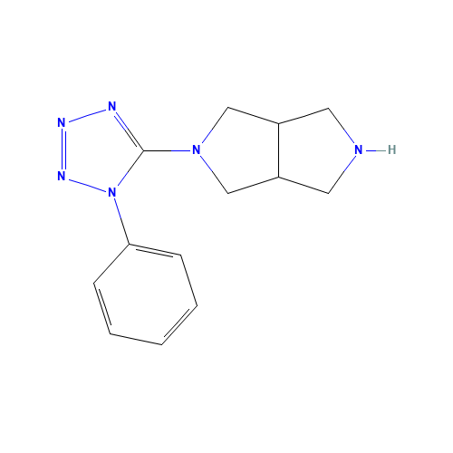 5-(1-phenyltetrazol-5-yl)-2,3,3a,4,6,6a-hexahydro-1H-pyrrolo[3,4-c]pyrrole (CAS: 1426310-94-2) - Related Chemical Product