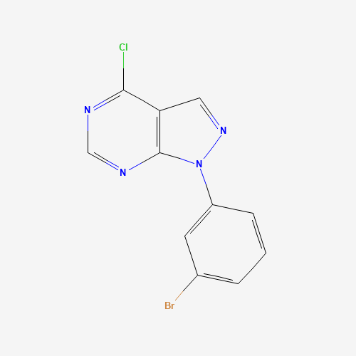 1-(3-bromophenyl)-4-chloropyrazolo[3,4-d]pyrimidine (CAS: 650628-17-4) - Related Chemical Product