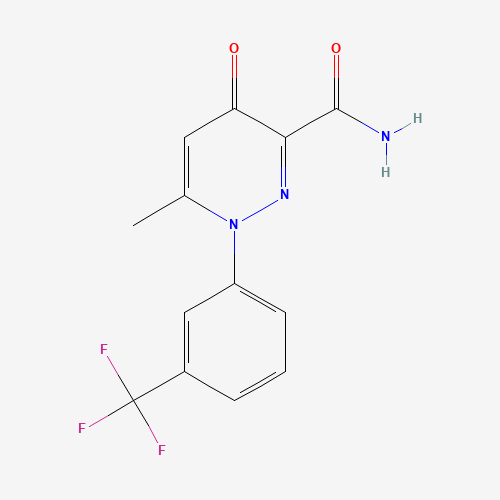 6-methyl-4-oxo-1-[3-(trifluoromethyl)phenyl]pyridazine-3-carboxamide (CAS: 133221-34-8) - Related Chemical Product