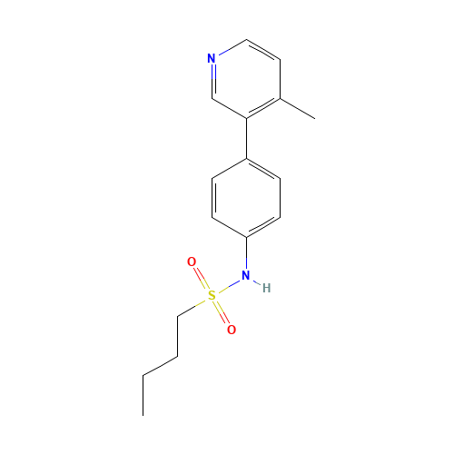 N-[4-(4-methylpyridin-3-yl)phenyl]butane-1-sulfonamide (CAS: 1357093-13-0) - Related Chemical Product