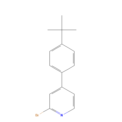 2-bromo-4-(4-tert-butylphenyl)pyridine (CAS: 545395-99-1) - Related Chemical Product