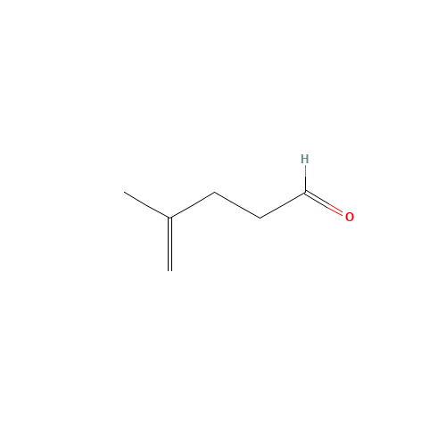 4-methylpent-4-enal (CAS: 3973-43-1) - Chemical Structure and Molecular Formula 