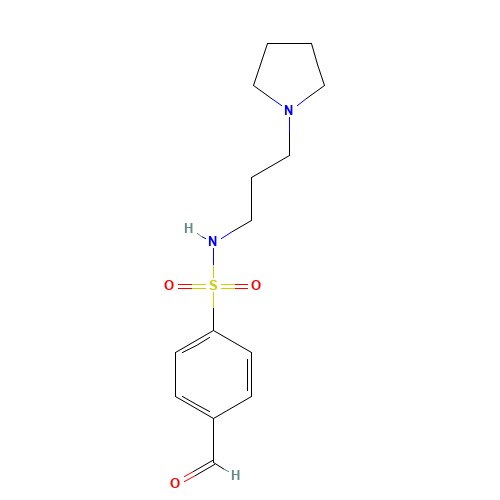 4-formyl-N-(3-pyrrolidin-1-ylpropyl)benzenesulfonamide (CAS: 650629-09-7) - Related Chemical Product