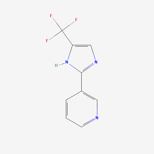 3-[5-(trifluoromethyl)-1H-imidazol-2-yl]pyridine (CAS: 33468-84-7) - Related Chemical Product