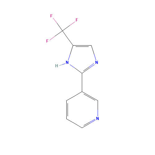 3-[5-(trifluoromethyl)-1H-imidazol-2-yl]pyridine (CAS: 33468-84-7) - Related Chemical Product