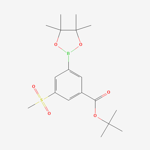 tert-butyl 3-methylsulfonyl-5-(4,4,5,5-tetramethyl-1,3,2-dioxaborolan-2-yl)benzoate (CAS: 1150263-60-7) - Related Chemical Product