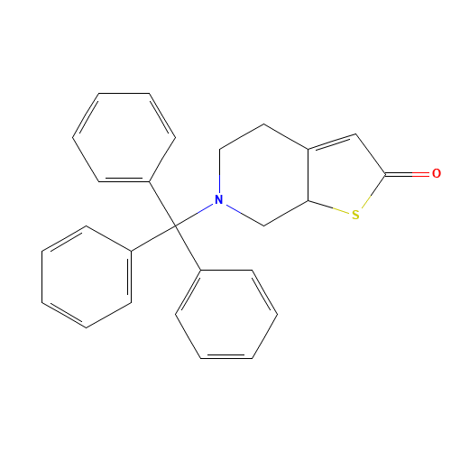 6-trityl-4,5,7,7a-tetrahydrothieno[2,3-c]pyridin-2-one (CAS: 1032707-62-2) - Related Chemical Product
