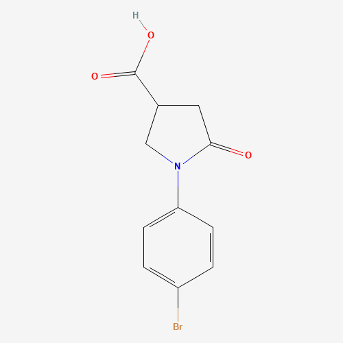 1-(4-bromophenyl)-5-oxopyrrolidine-3-carboxylic acid (CAS: 91348-51-5) - Related Chemical Product