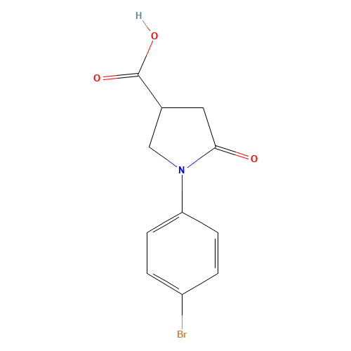1-(4-bromophenyl)-5-oxopyrrolidine-3-carboxylic acid (CAS: 91348-51-5) - Related Chemical Product