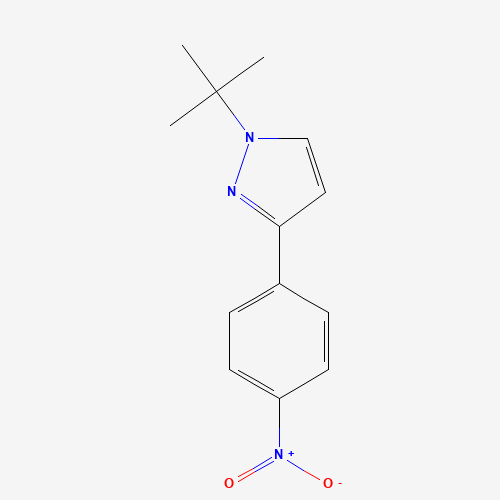 1-tert-butyl-3-(4-nitrophenyl)pyrazole (CAS: 942920-34-5) - Related Chemical Product