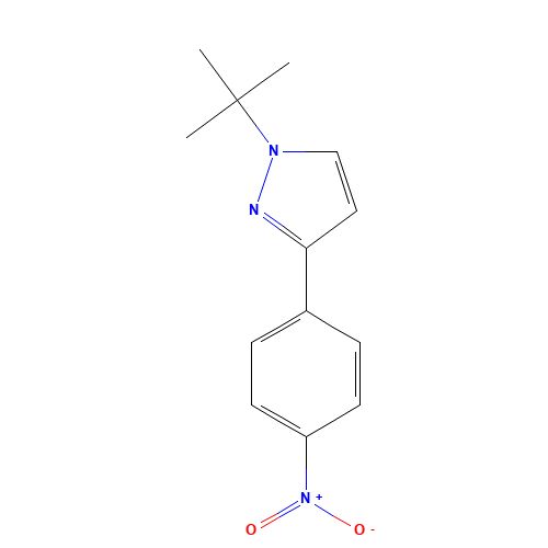 1-tert-butyl-3-(4-nitrophenyl)pyrazole (CAS: 942920-34-5) - Related Chemical Product