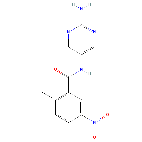 N-(2-aminopyrimidin-5-yl)-2-methyl-5-nitrobenzamide (CAS: 925896-84-0) - Related Chemical Product