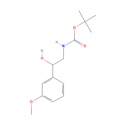 tert-butyl N-[2-hydroxy-2-(3-methoxyphenyl)ethyl]carbamate (CAS: 913642-59-8) - Related Chemical Product
