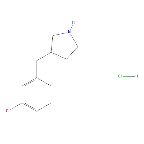 3-[(3-fluorophenyl)methyl]pyrrolidine;hydrochloride (CAS: 1203682-96-5) - Related Chemical Product