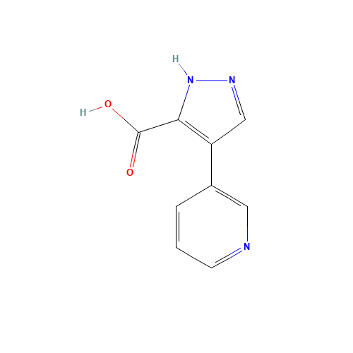 4-pyridin-3-yl-1H-pyrazole-5-carboxylic acid (CAS: 117784-26-6) - Related Chemical Product