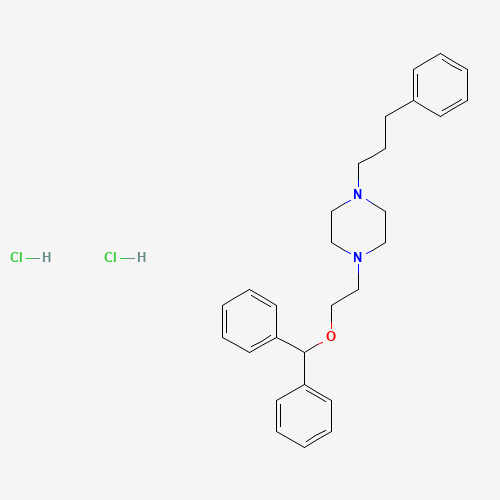1-(2-benzhydryloxyethyl)-4-(3-phenylpropyl)piperazine;dihydrochloride (CAS: 67469-81-2) - Related Chemical Product