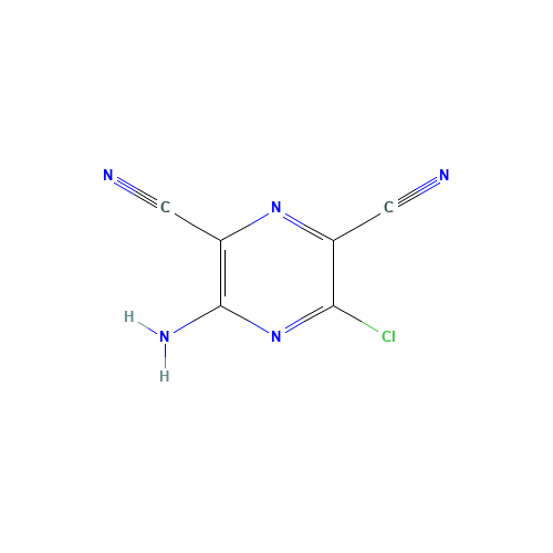 3-amino-5-chloropyrazine-2,6-dicarbonitrile (CAS: 40559-88-4) - Related Chemical Product