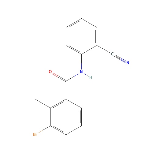 3-bromo-N-(2-cyanophenyl)-2-methylbenzamide (CAS: 1363165-97-2) - Related Chemical Product