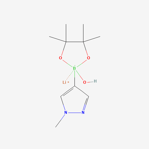 lithium;4-(2-hydroxy-4,4,5,5-tetramethyl-1,3-dioxa-2-boranuidacyclopent-2-yl)-1-methylpyrazole (CAS: 1173889-20-7) - Related Chemical Product